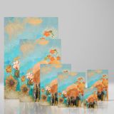 Evocation of Roussel - Dreamy Abstract Floral Portrait By Odilon Redon canvas wall art - Image 4