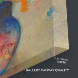 Large Vase with Flowers - Pastel Floral Still Life By Odilon Redon canvas wall art - Image 3