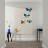 Five Butterflies - Watercolor Insect Illustration By Odilon Redon canvas wall art - Image 2