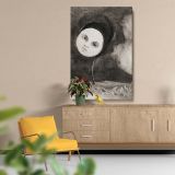 Strange Flower - Surreal Botanical Face Art By Odilon Redon canvas wall art - Image 5