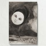 Strange Flower - Surreal Botanical Face Art By Odilon Redon canvas wall art - Image 7