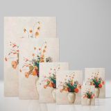 Still Life of Blooming Flowers - Vibrant Vintage Bouquet By Odilon Redon canvas wall art - Image 4