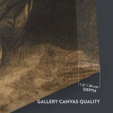 Primitive Man - Solitary Seated Nude in Shadows By Odilon Redon canvas wall art - Image 3
