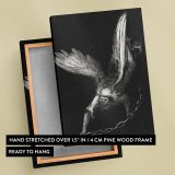 Angel with Chain - Dramatic Celestial Figure on Black By Odilon Redon canvas wall art - Image 6
