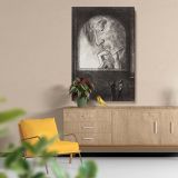 Light - Giant Head in Window Observed in Silence By Odilon Redon canvas wall art - Image 5