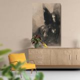 Pegasus and Bellerophon - Mythical Winged Horse Scene By Odilon Redon canvas wall art - Image 5