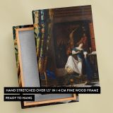 Allegory of the Catholic Faith - Spiritual Baroque Symbolism By Johannes Vermeer canvas wall art - Image 6