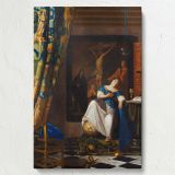 Allegory of the Catholic Faith - Spiritual Baroque Symbolism By Johannes Vermeer canvas wall art - Image 7