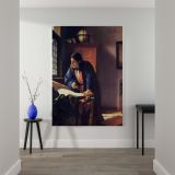 The Geographer - Masterpiece of Science and Intellect By Johannes Vermeer canvas wall art - Image 2