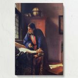 The Geographer - Masterpiece of Science and Intellect By Johannes Vermeer canvas wall art - Image 7