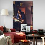 The Geographer - Masterpiece of Science and Intellect By Johannes Vermeer canvas wall art - Image 8