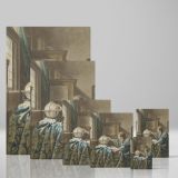 The Astronomer - Classic Study Reproduction By Abraham Delfos after Vermeer canvas wall art - Image 4