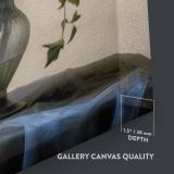 Bouquet in Glass Vase - Romantic Floral Still Life canvas wall art - Image 3
