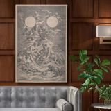 Allegory on the Education of Louis XV - Classical Engraving Scene By Tony Querrec canvas wall art
