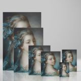 Young Girl - Soft Pastel Rococo Portrait By Franois Boucher canvas wall art - Image 4