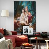 The Toilette of Venus - Romantic Cherub-Filled Scene By Franois Boucher canvas wall art - Image 8