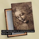 La Scapigliata - Flowing-Hair Renaissance Portrait By Leonardo da Vinci canvas wall art - Image 6