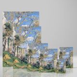 Landscape from Pontoise - Village Path & Wheelbarrow Scene By Camille Pissarro canvas wall art - Image 4