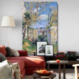 Landscape from Pontoise - Village Path & Wheelbarrow Scene By Camille Pissarro canvas wall art - Image 8