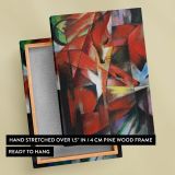 The Foxes - Geometric Red Fox Expressionist Art By Franz Marc canvas wall art - Image 6