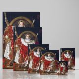 Napoleon on His Imperial Throne - Regal French Portrait By Jean-Auguste-Dominique Ingres canvas wall art - Image 4