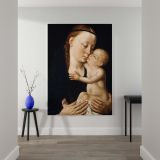 Virgin and Child - Sacred Renaissance Scene By Dieric Bouts canvas wall art - Image 2