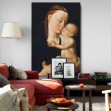 Virgin and Child - Sacred Renaissance Scene By Dieric Bouts canvas wall art - Image 8