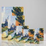 Les Alyscamps - Serene French Landscape with Figures By Paul Gauguin canvas wall art - Image 4