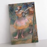Two Dancers - Impressionist Ballet Scene By Edgar Degas canvas wall art - Image 5