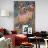 Two Dancers - Impressionist Ballet Scene By Edgar Degas canvas wall art - Image 7