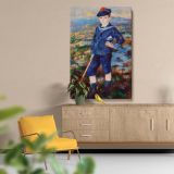 Sailor Boy - Portrait of Robert Nunes By Pierre-Auguste Renoir canvas wall art - Image 5