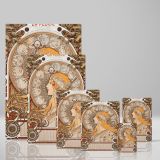 Zodiaque - Celestial Goddess Art Nouveau Zodiac By Alphonse Mucha canvas wall art - Image 4