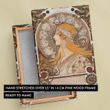 Zodiaque - Celestial Goddess Art Nouveau Zodiac By Alphonse Mucha canvas wall art - Image 6