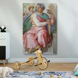 Isaiah - Sistine Chapel Fresco of the Prophet By Michelangelo Buonarroti canvas wall art - Image 3