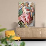 Isaiah - Sistine Chapel Fresco of the Prophet By Michelangelo Buonarroti canvas wall art - Image 5