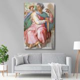 Isaiah - Sistine Chapel Fresco of the Prophet By Michelangelo Buonarroti canvas wall art - Image 6