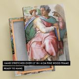 Isaiah - Sistine Chapel Fresco of the Prophet By Michelangelo Buonarroti canvas wall art - Image 7