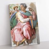Isaiah - Sistine Chapel Fresco of the Prophet By Michelangelo Buonarroti canvas wall art - Image 8