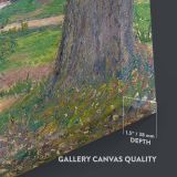 Chestnut Trees at Osny - Detailed Countryside Landscape By Camille Pissarro canvas wall art - Image 3