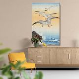 Five Seagulls Above Sea - Elegant Japanese Ocean Print By Ohara Koson - Image 5