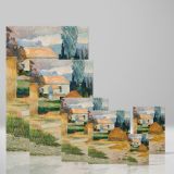 Landscape near Arles - Haystack Scene in Arles Countryside By Paul Gauguin canvas wall art - Image 4