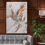 Tulip - Detailed Dutch Botanical Line Art By Johan Teyler canvas wall art