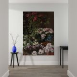 Spring Flowers - Blooming Roses & Garden Florals By Claude Monet canvas wall art - Image 2