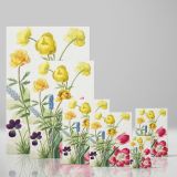 Bouquet of Tulips, Violets & Grapes - Vintage Floral Detail By Willem van Leen canvas wall art - Image 4