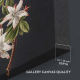 Branch of Azaleas in Bloom - White Flowers with Red Tips By M. de Gijselaar canvas wall art - Image 3