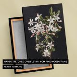 Branch of Azaleas in Bloom - White Flowers with Red Tips By M. de Gijselaar canvas wall art - Image 6