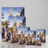 Baptism of Christ - Angels with Jesus and John By Leonardo da Vinci canvas wall art - Image 4