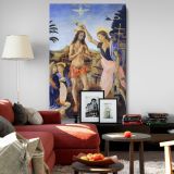 Baptism of Christ - Angels with Jesus and John By Leonardo da Vinci canvas wall art - Image 8