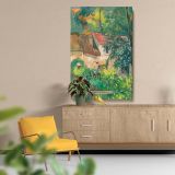 House of Pre Lacroix - Rustic French Cottage Scene By Paul CŽzanne canvas wall art - Image 5