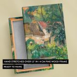 House of Pre Lacroix - Rustic French Cottage Scene By Paul CŽzanne canvas wall art - Image 6